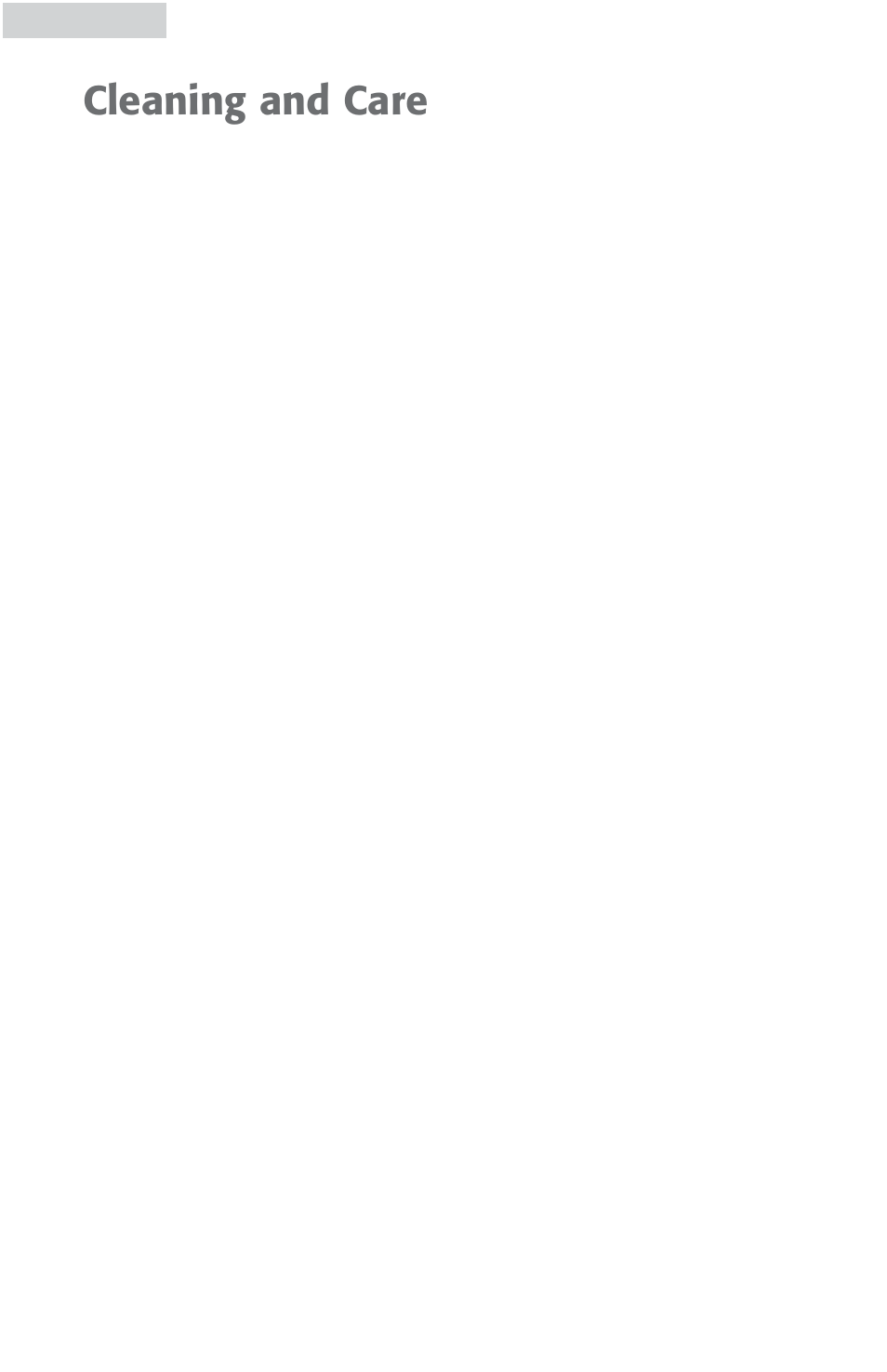 Cleaning and care | haier MWG9077ESS User Manual | Page 18 / 20