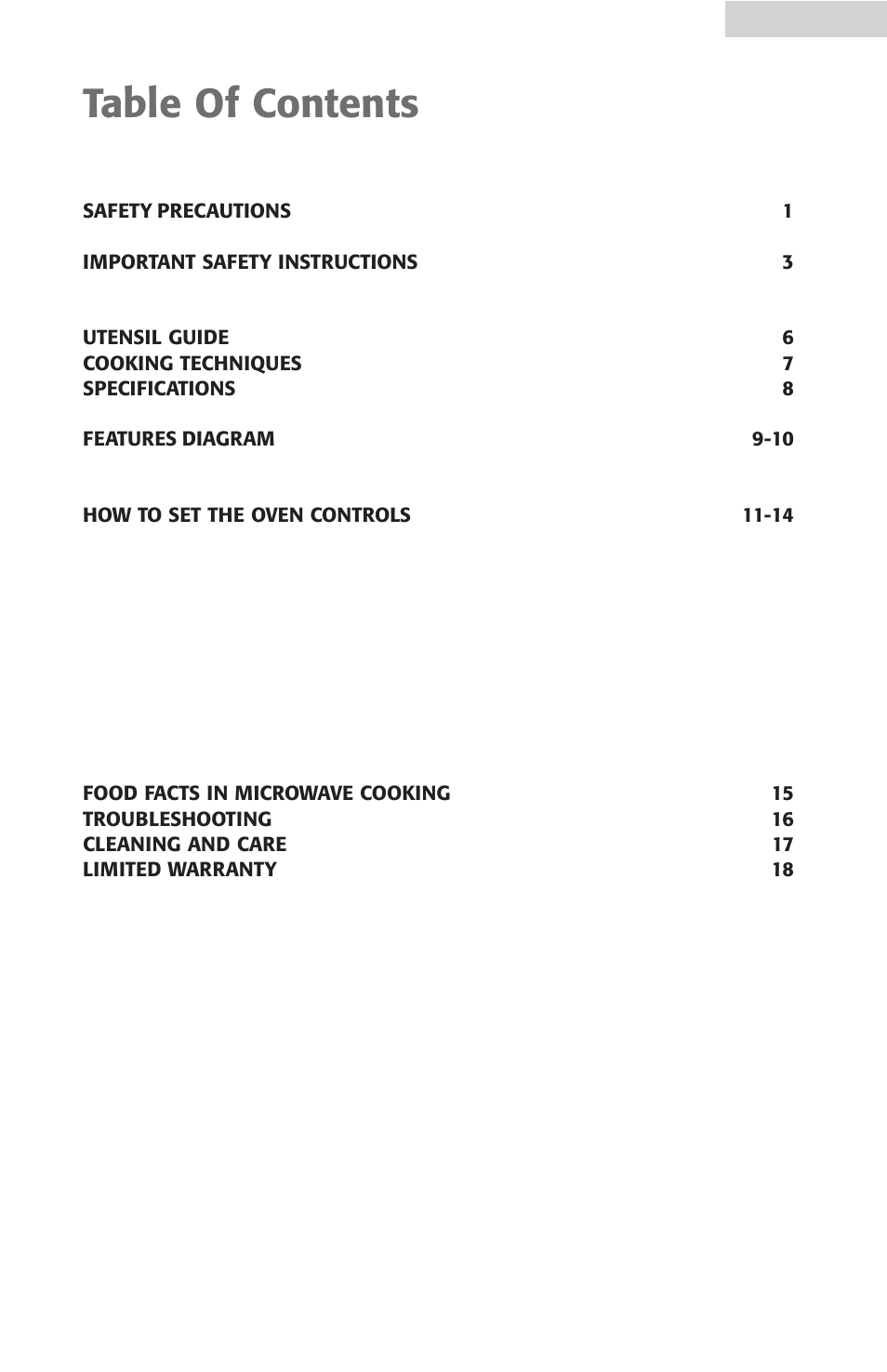 haier MWG9077ESS User Manual | Page 3 / 20