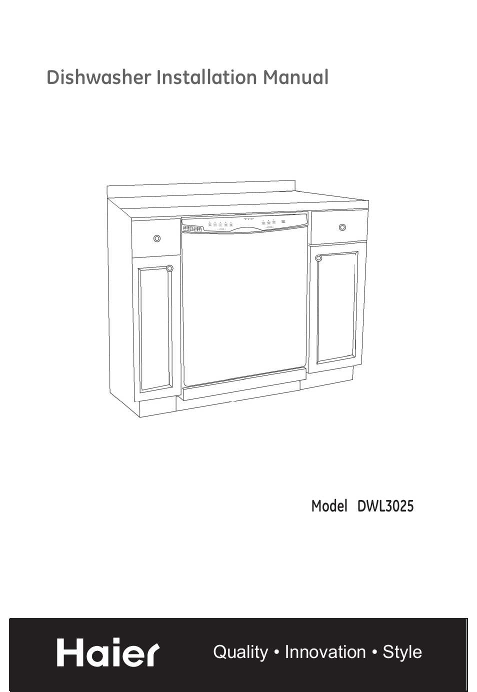 haier DWL3025 User Manual | 28 pages