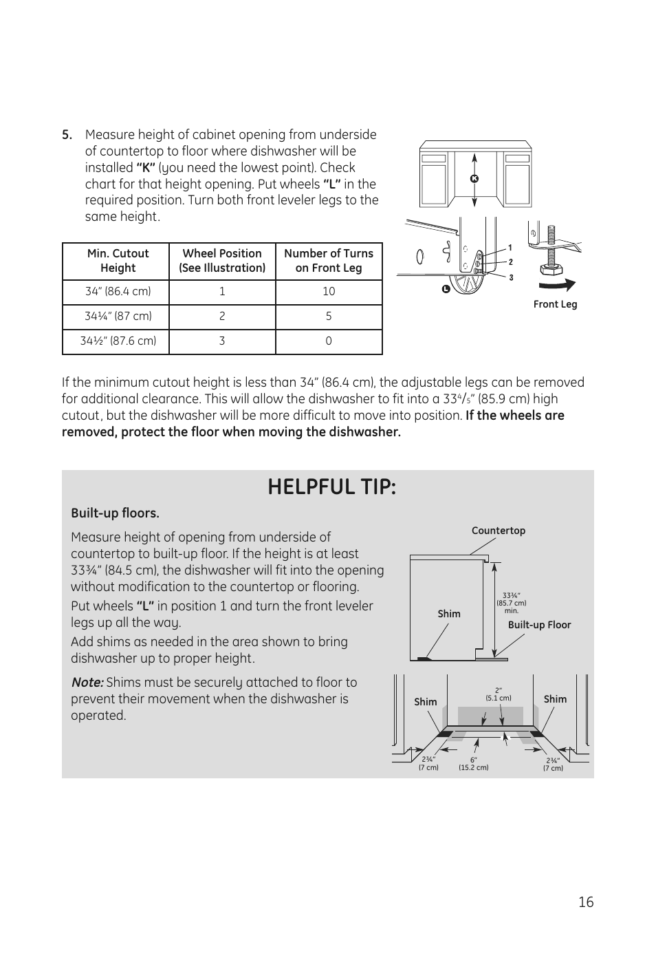 Helpful tip | haier DWL3025 User Manual | Page 17 / 28