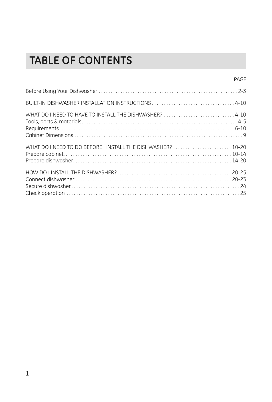 haier DWL3025 User Manual | Page 2 / 28