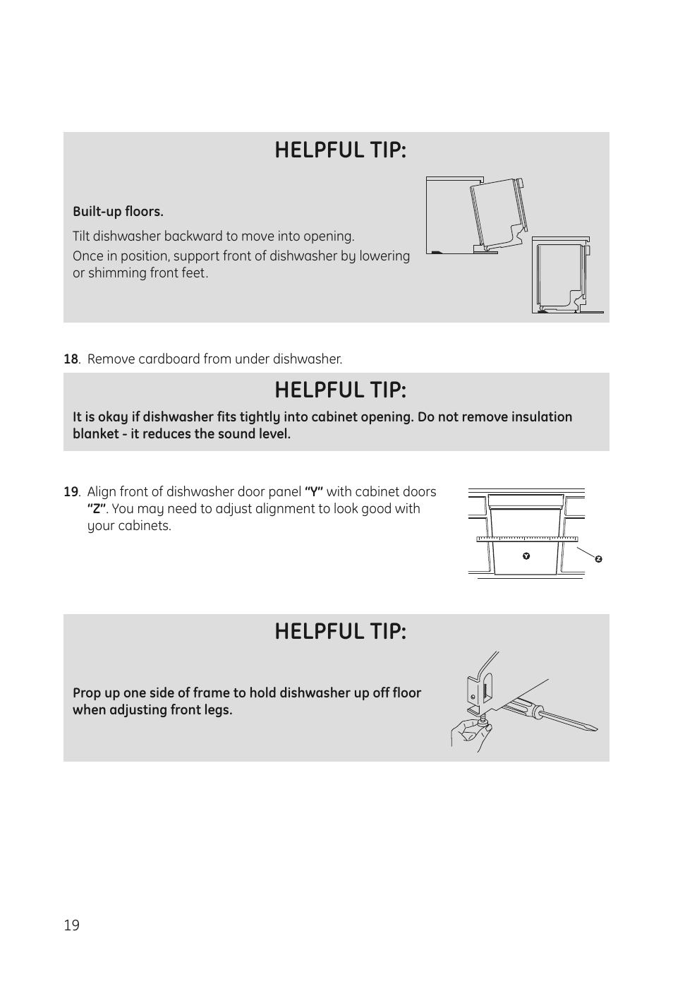 Helpful tip | haier DWL3025 User Manual | Page 20 / 28