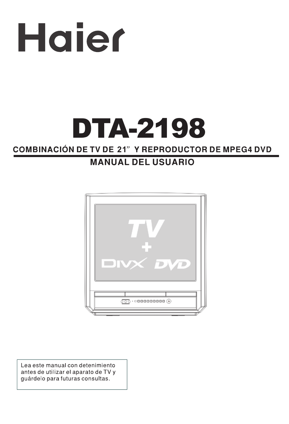 Dta-2198 | haier DTA-2198 User Manual | Page 33 / 64