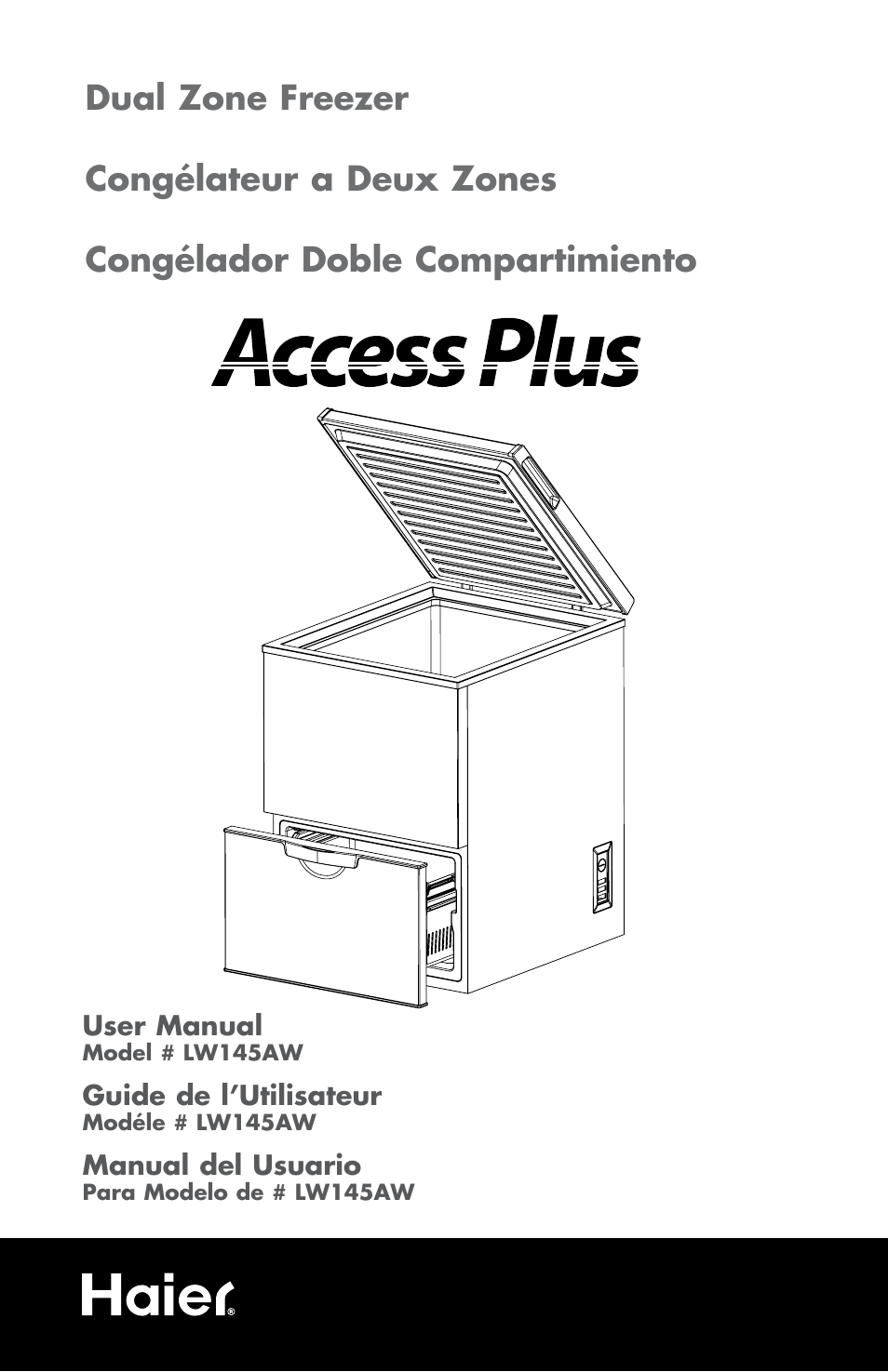haier LW145AW User Manual | 44 pages
