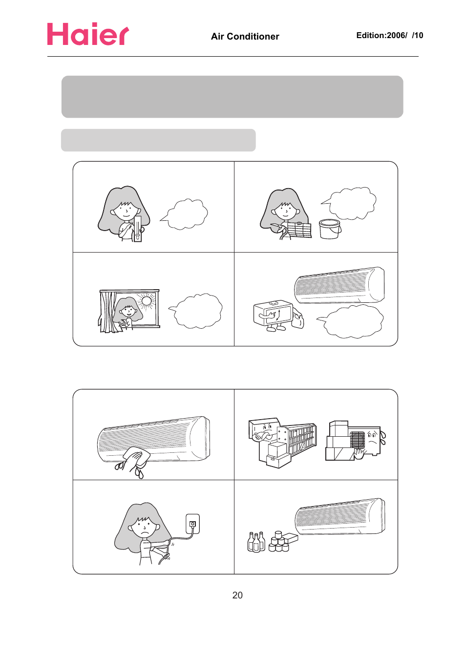 Maintenance, Better use of air conditioner | haier Compact Air Conditioner User Manual | Page 16 / 16