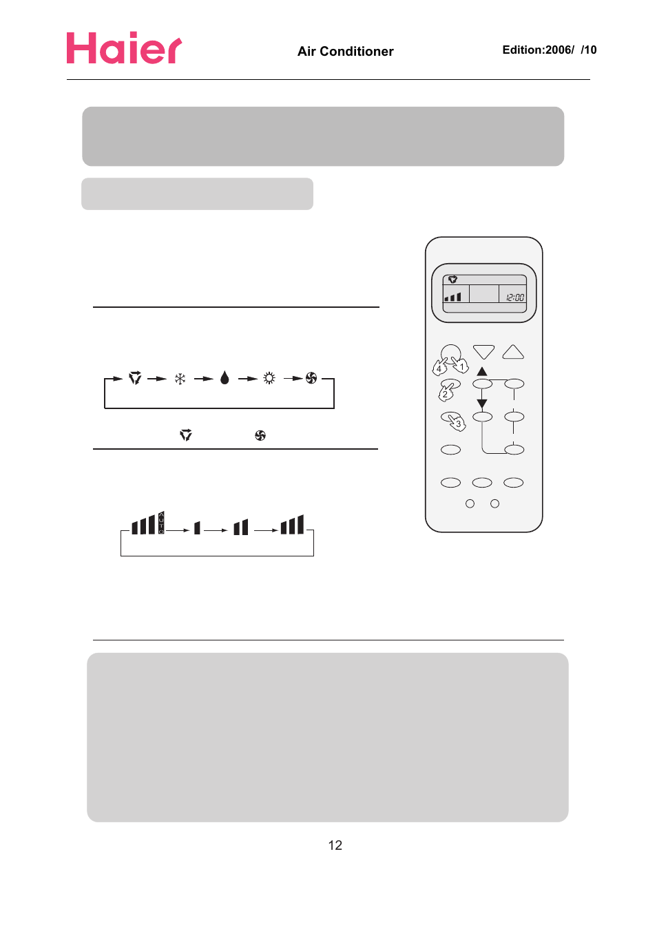 Operation, Auto run, fan operation | haier Compact Air Conditioner User Manual | Page 8 / 16