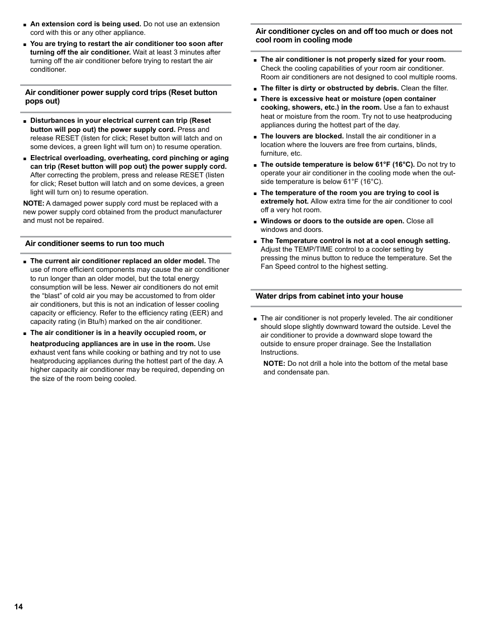 haier 0010518358 User Manual | Page 14 / 44