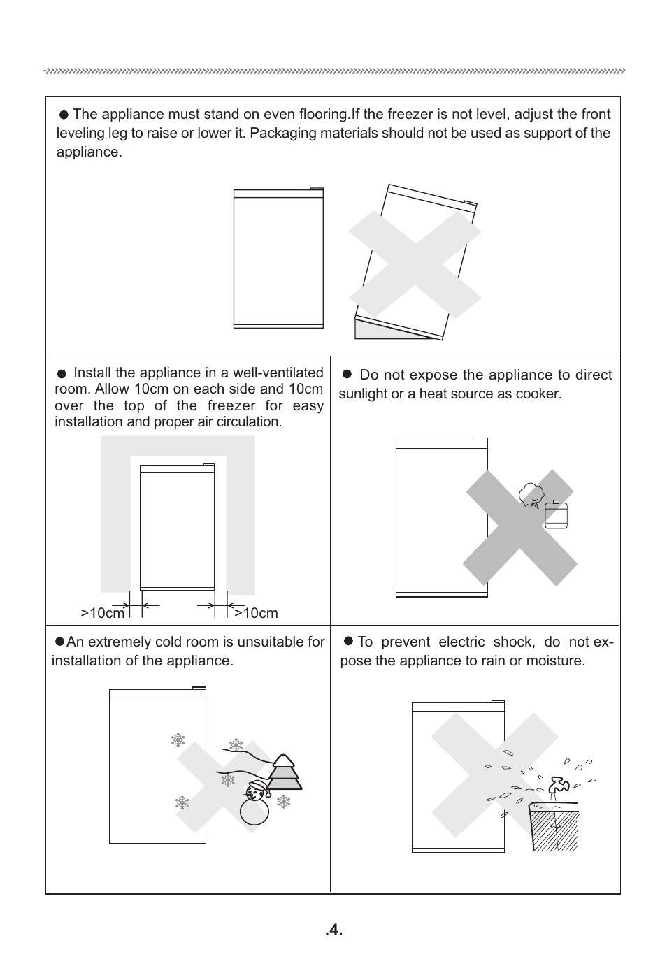 Installation | haier HR-138AR User Manual | Page 5 / 12