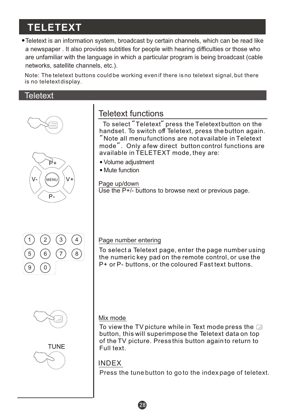 Т³гж 30, Teletext, Teletext functions | haier L15T11W-A User Manual | Page 30 / 43