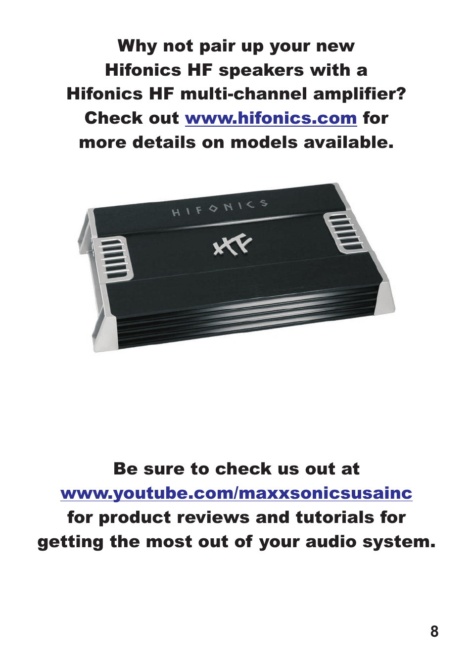 Hifionics HFI69CX User Manual | Page 9 / 10