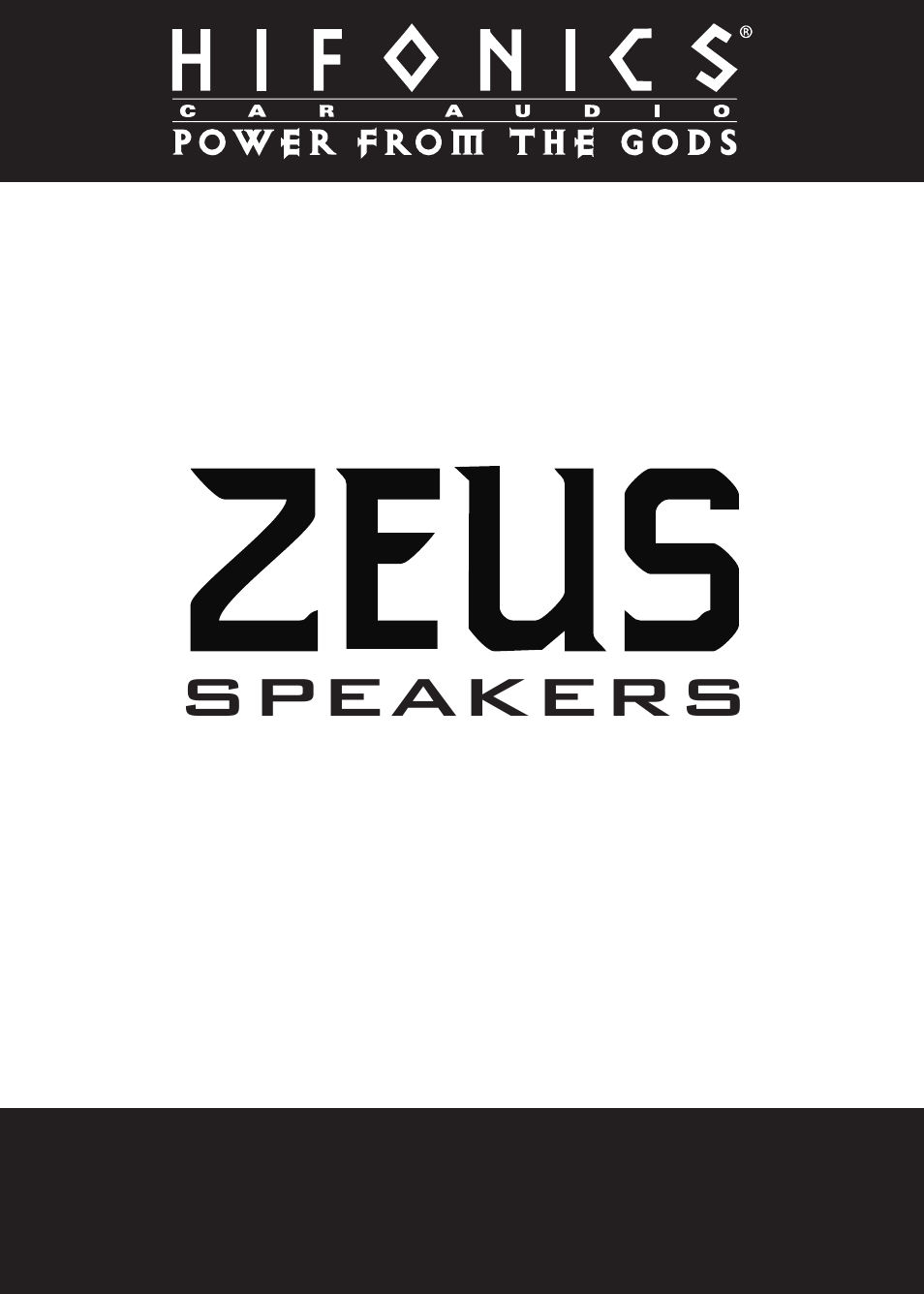 Hifionics ZRX6.5C User Manual | 10 pages