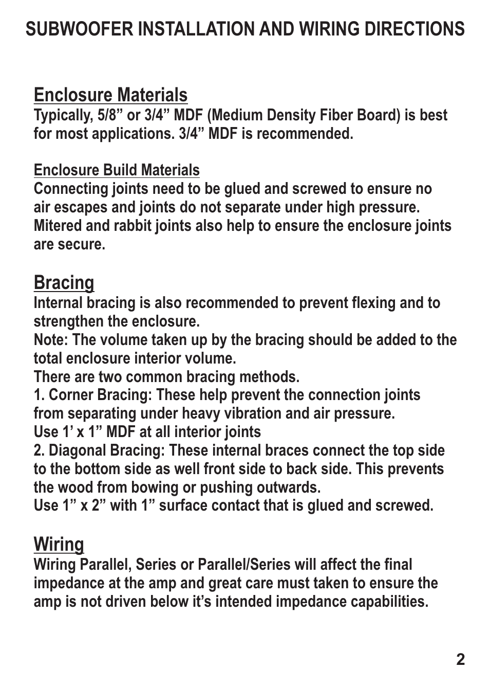 Hifionics HFX12D4 User Manual | Page 3 / 9