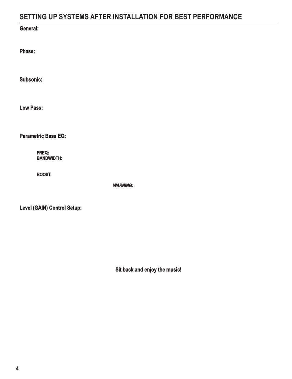 Hifionics Colossus User Manual | Page 6 / 12