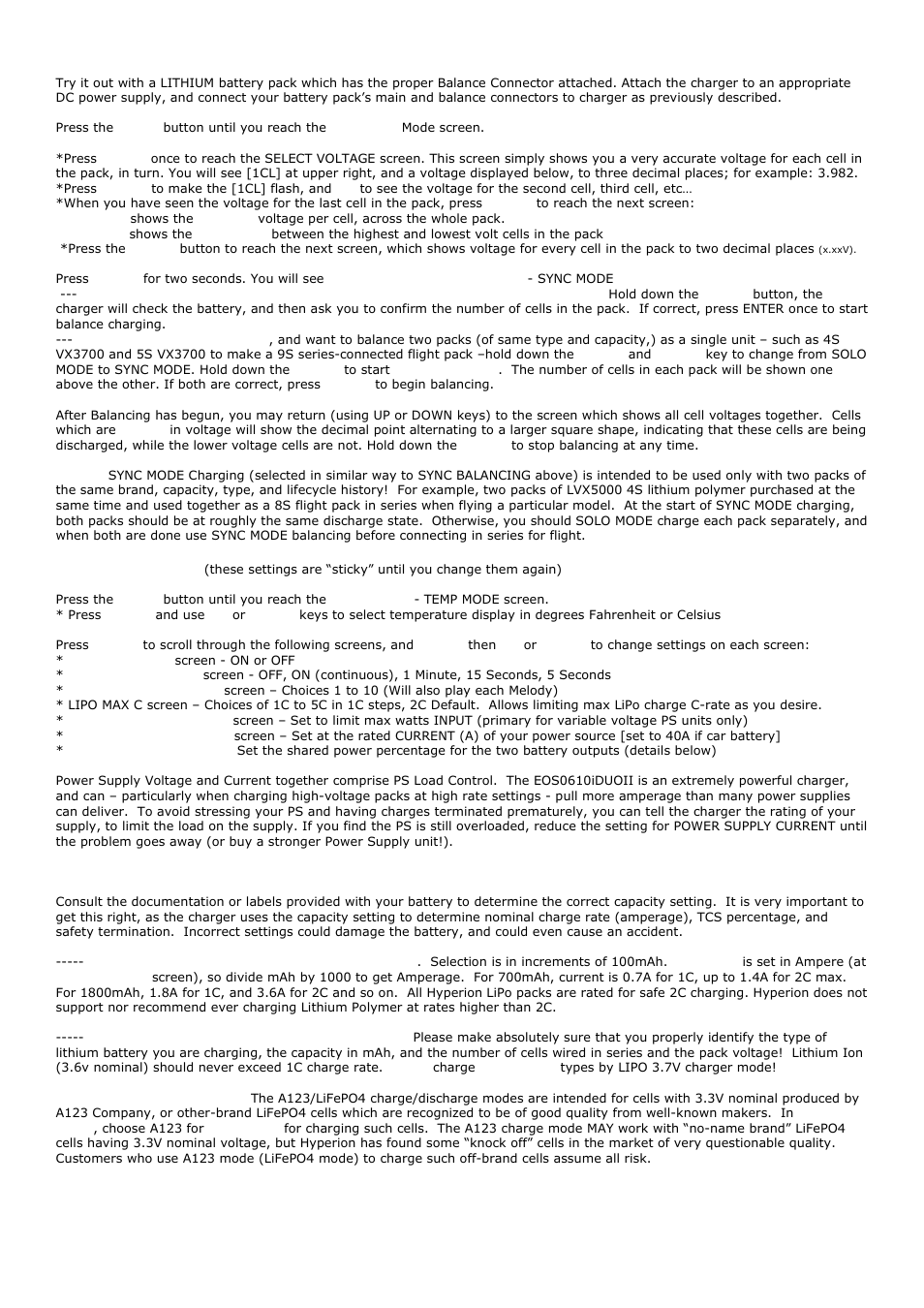 Battery charging - extended detail | Hypertech EOS0610IDUOII User Manual | Page 4 / 6