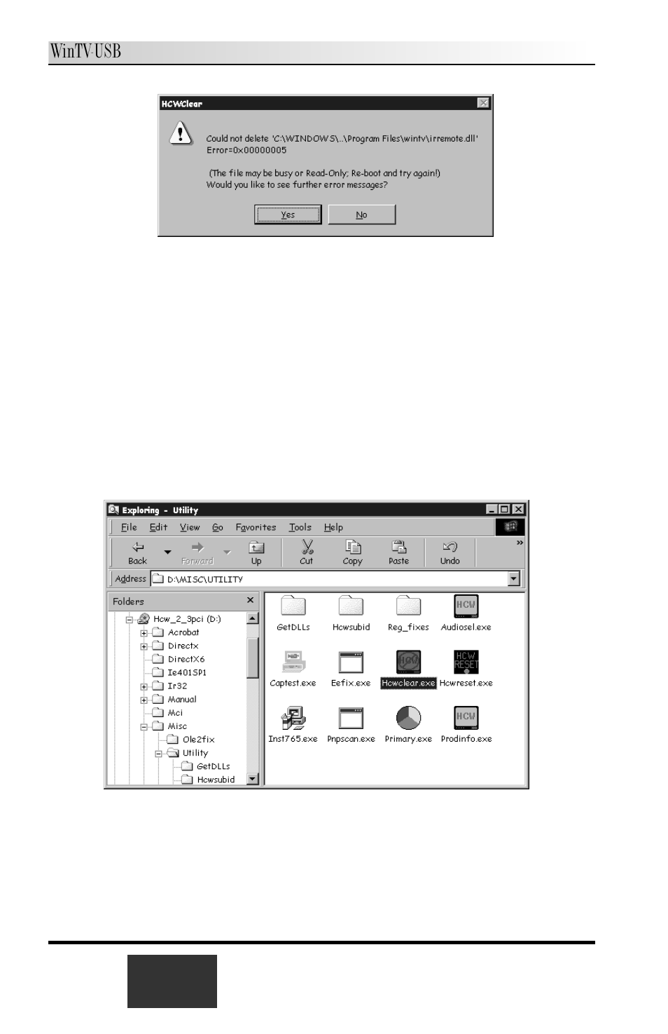 Wintv-usb | Hauppauge WinTV USB User Manual | Page 52 / 56