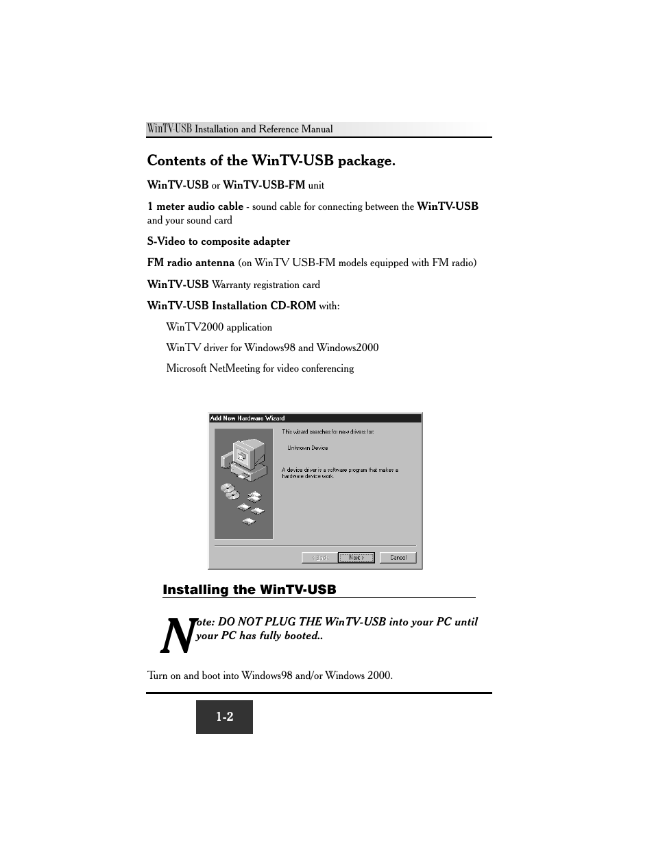 Hauppauge WinTV USB User Manual | Page 11 / 59