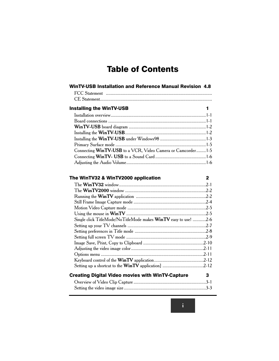 Hauppauge WinTV USB User Manual | Page 4 / 59