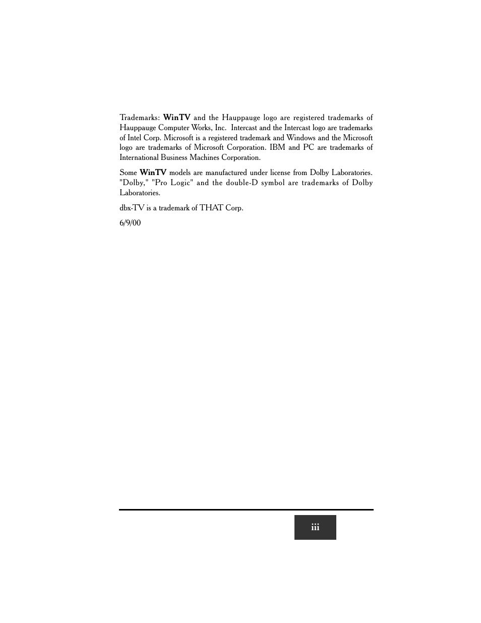 Hauppauge WinTV USB User Manual | Page 6 / 59