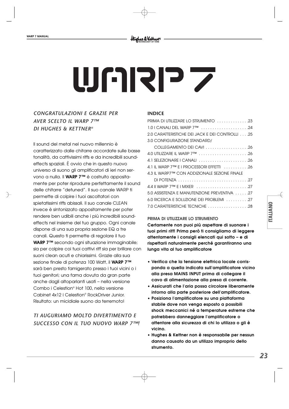 Hughes WARP7 User Manual | Page 23 / 36