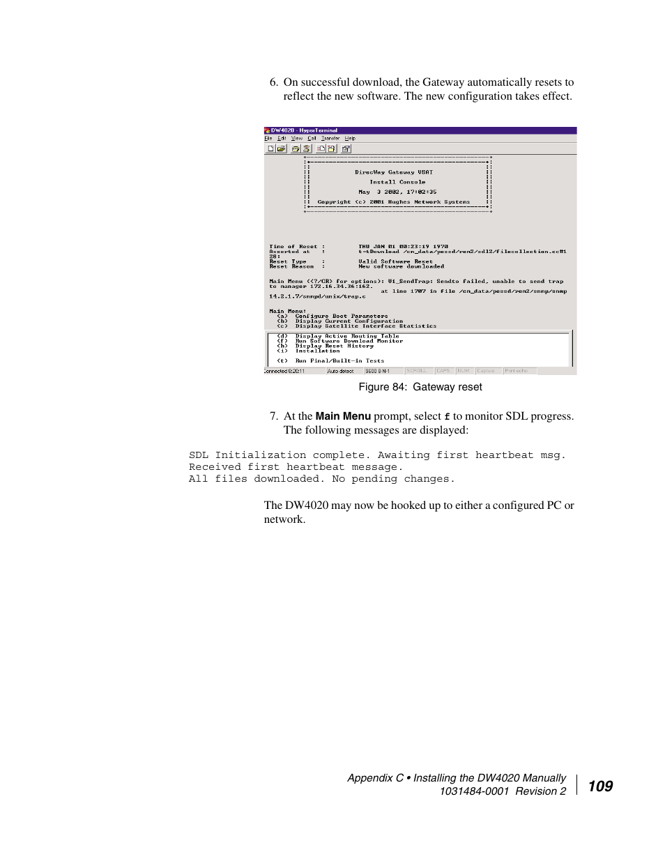 Hughes DIRECWAY DW4020 User Manual | Page 121 / 136