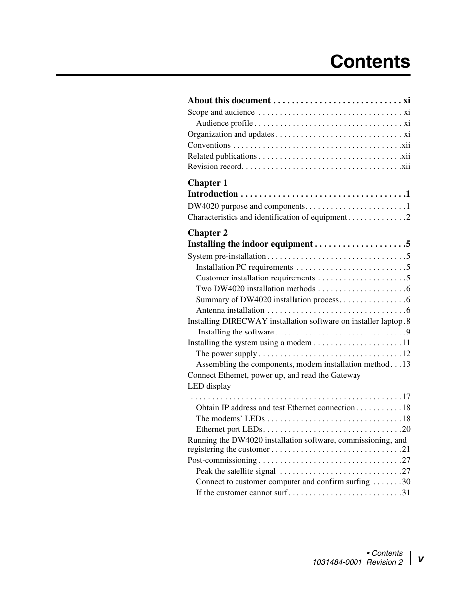 Hughes DIRECWAY DW4020 User Manual | Page 5 / 136