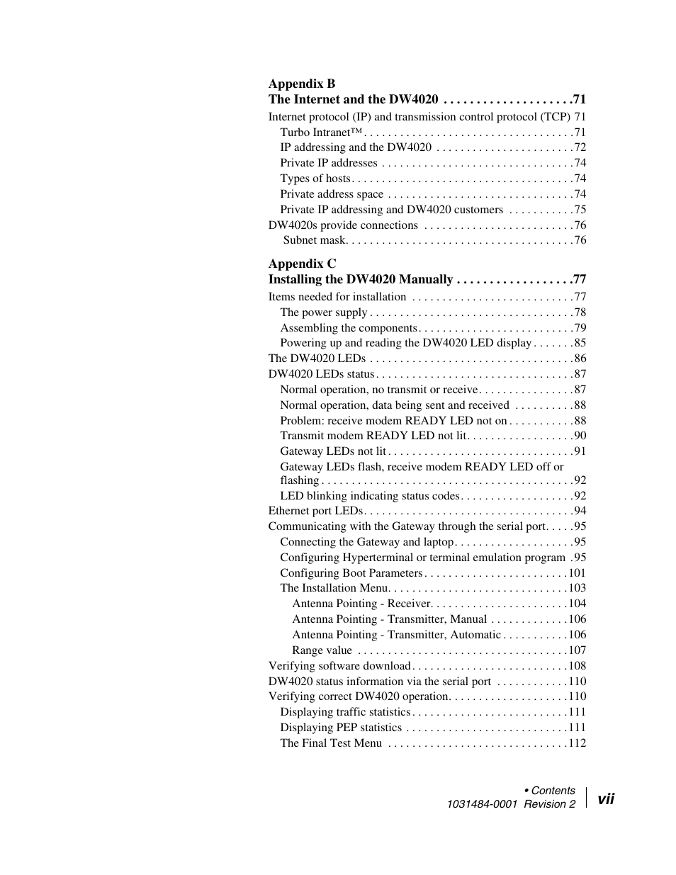 Hughes DIRECWAY DW4020 User Manual | Page 7 / 136