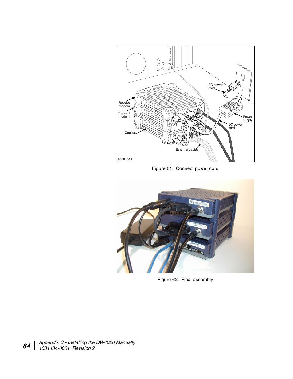 Appendix c • installing the dw4020 manually | Hughes DIRECWAY DW4020 User Manual | Page 96 / 136