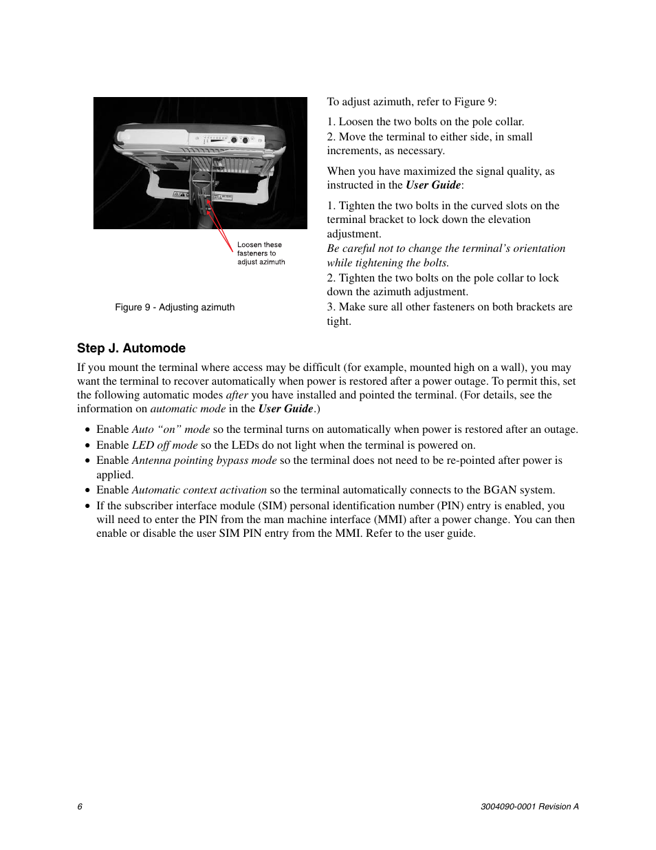 Hughes Inmarsat 3004066-001 User Manual | Page 6 / 8