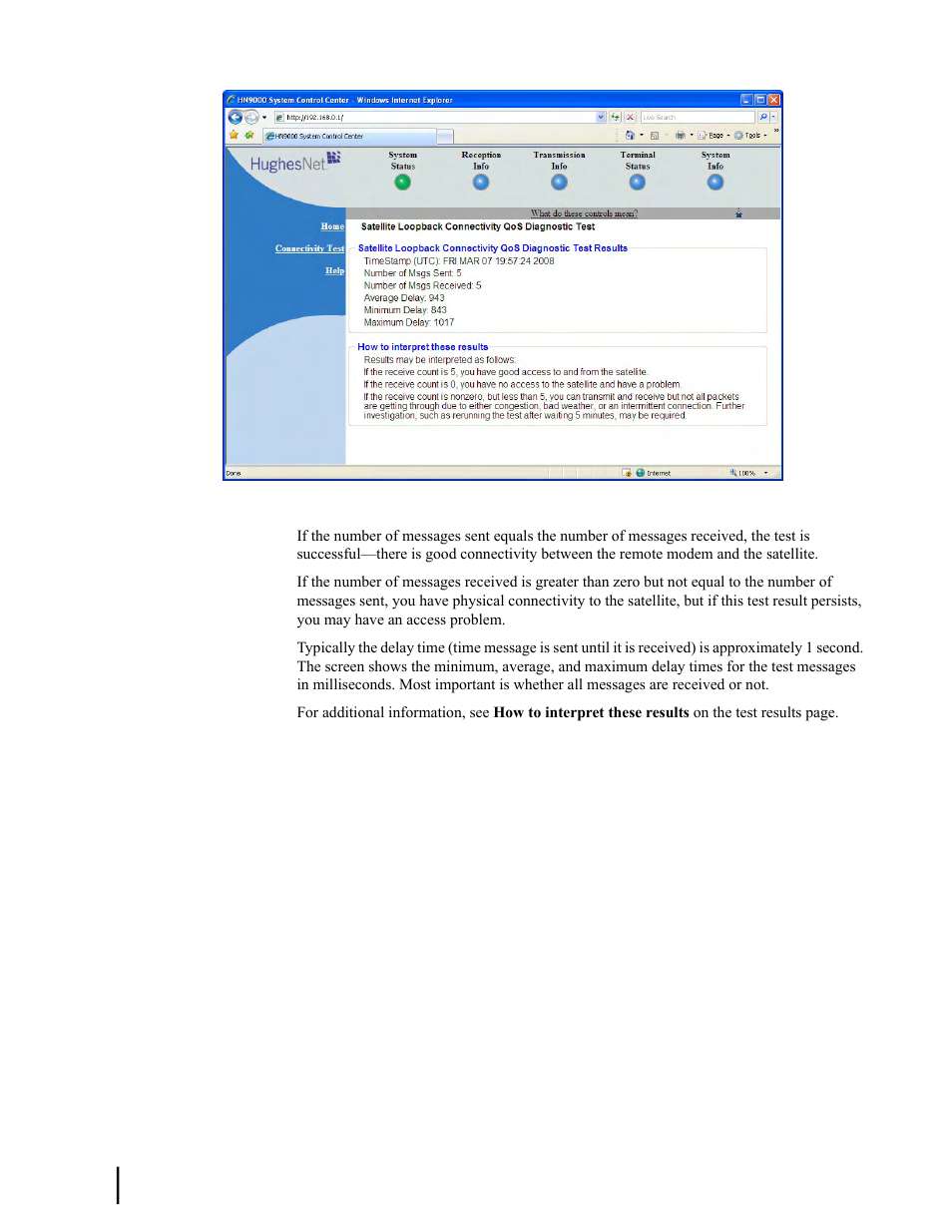 Hughes SATELLITE HN9000 User Manual | Page 118 / 154