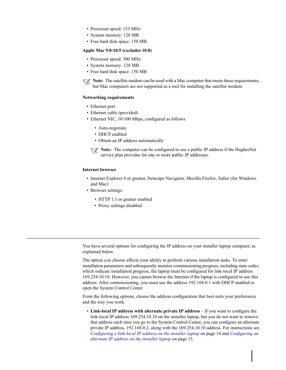 Configuring the installer laptop ip address | Hughes SATELLITE HN9000 User Manual | Page 29 / 154