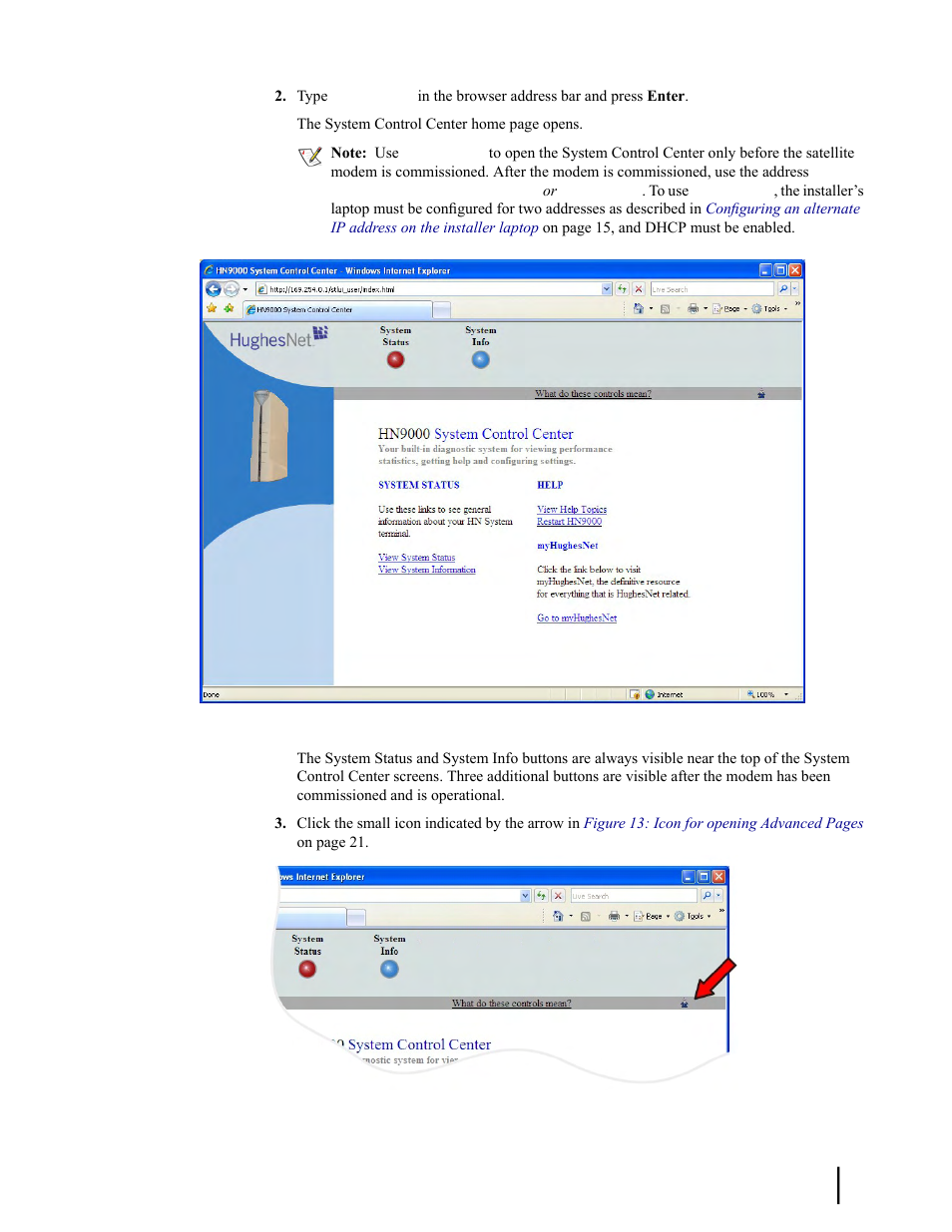 Hughes SATELLITE HN9000 User Manual | Page 37 / 154