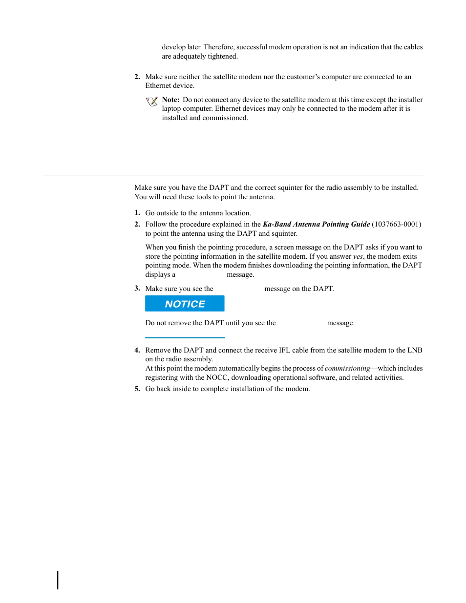 Pointing the antenna | Hughes SATELLITE HN9000 User Manual | Page 46 / 154