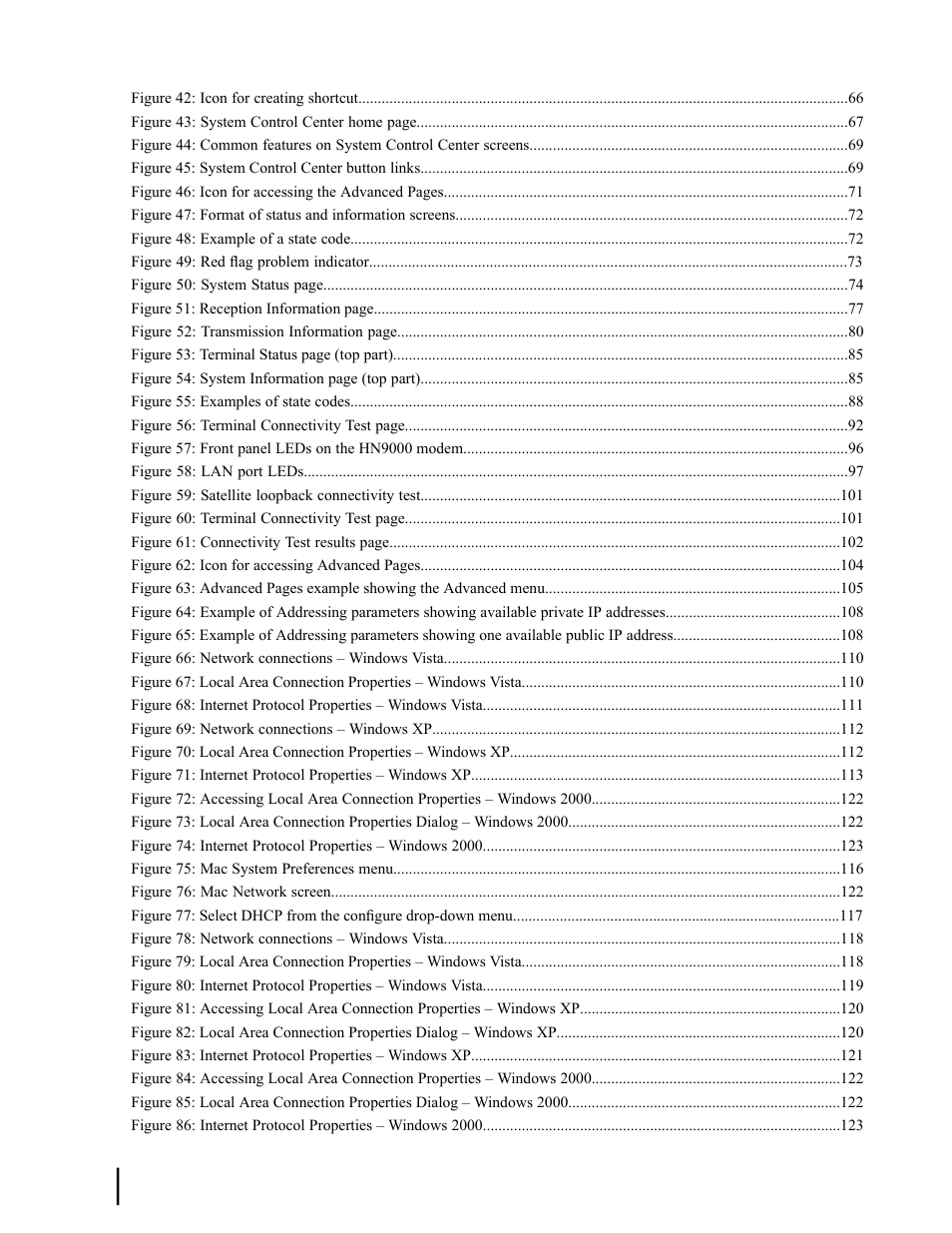 Viii | Hughes SATELLITE HN9000 User Manual | Page 8 / 154