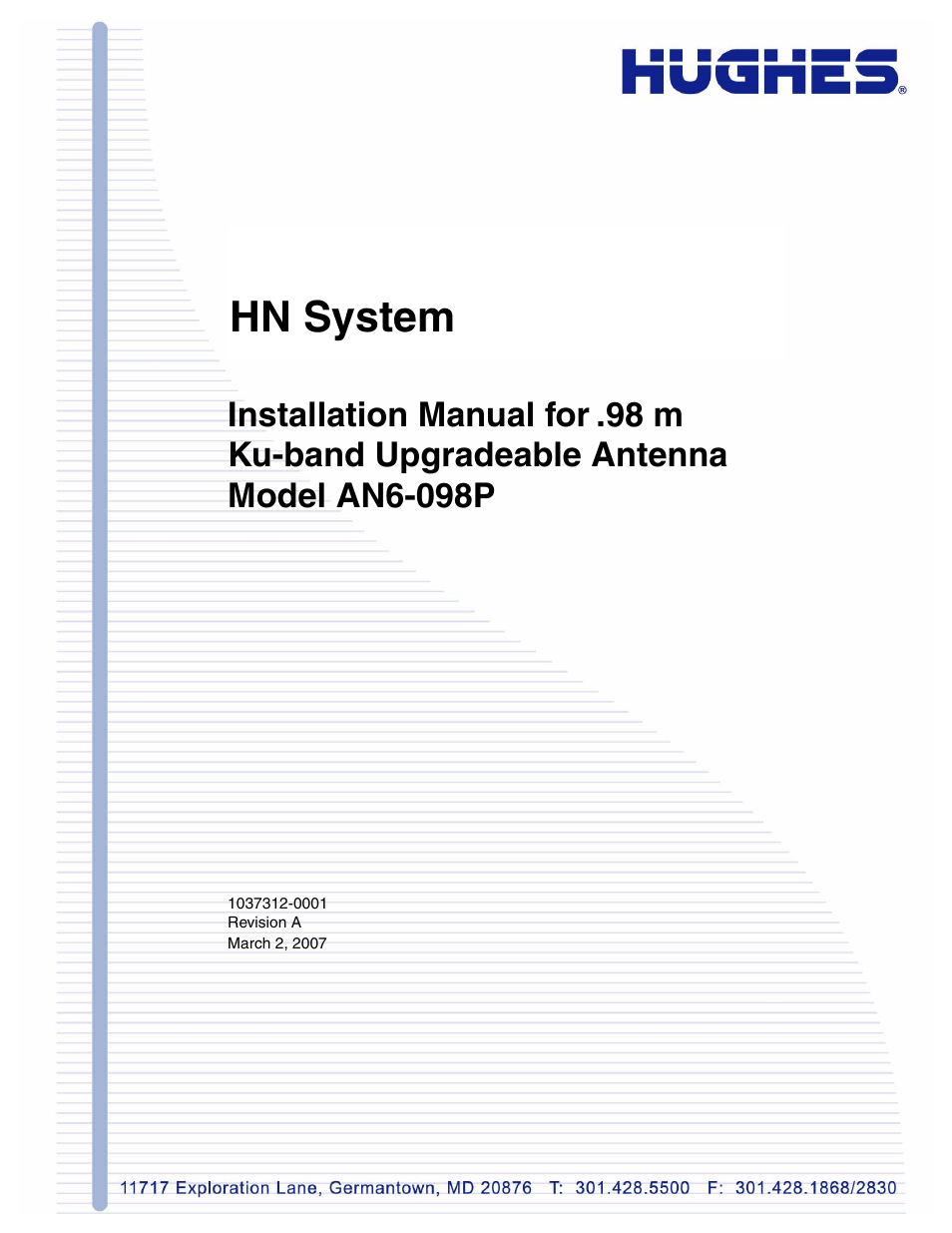 Hughes AN6-098P User Manual | 94 pages