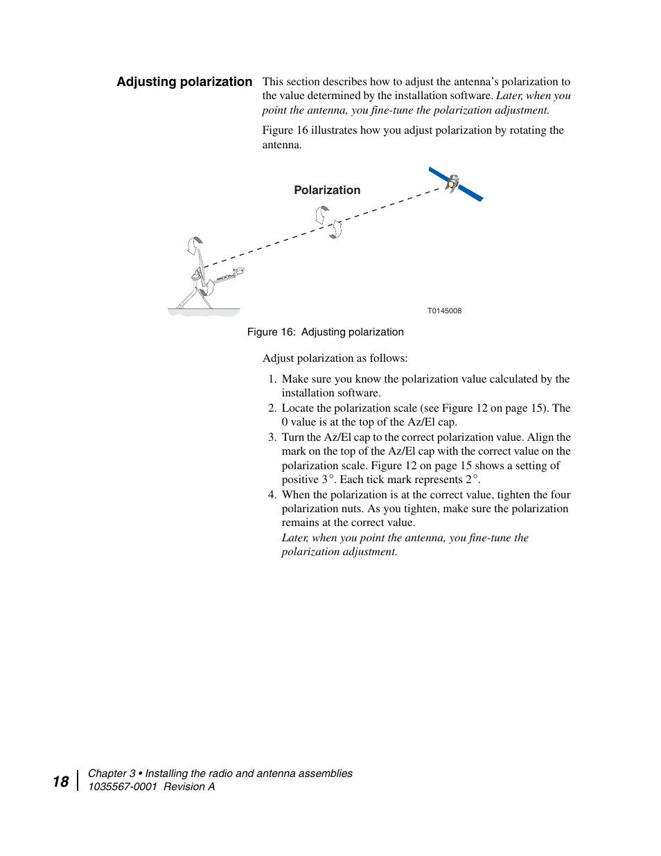 Adjusting polarization | Hughes DIRECWAY AN4-074-DF User Manual | Page 34 / 72