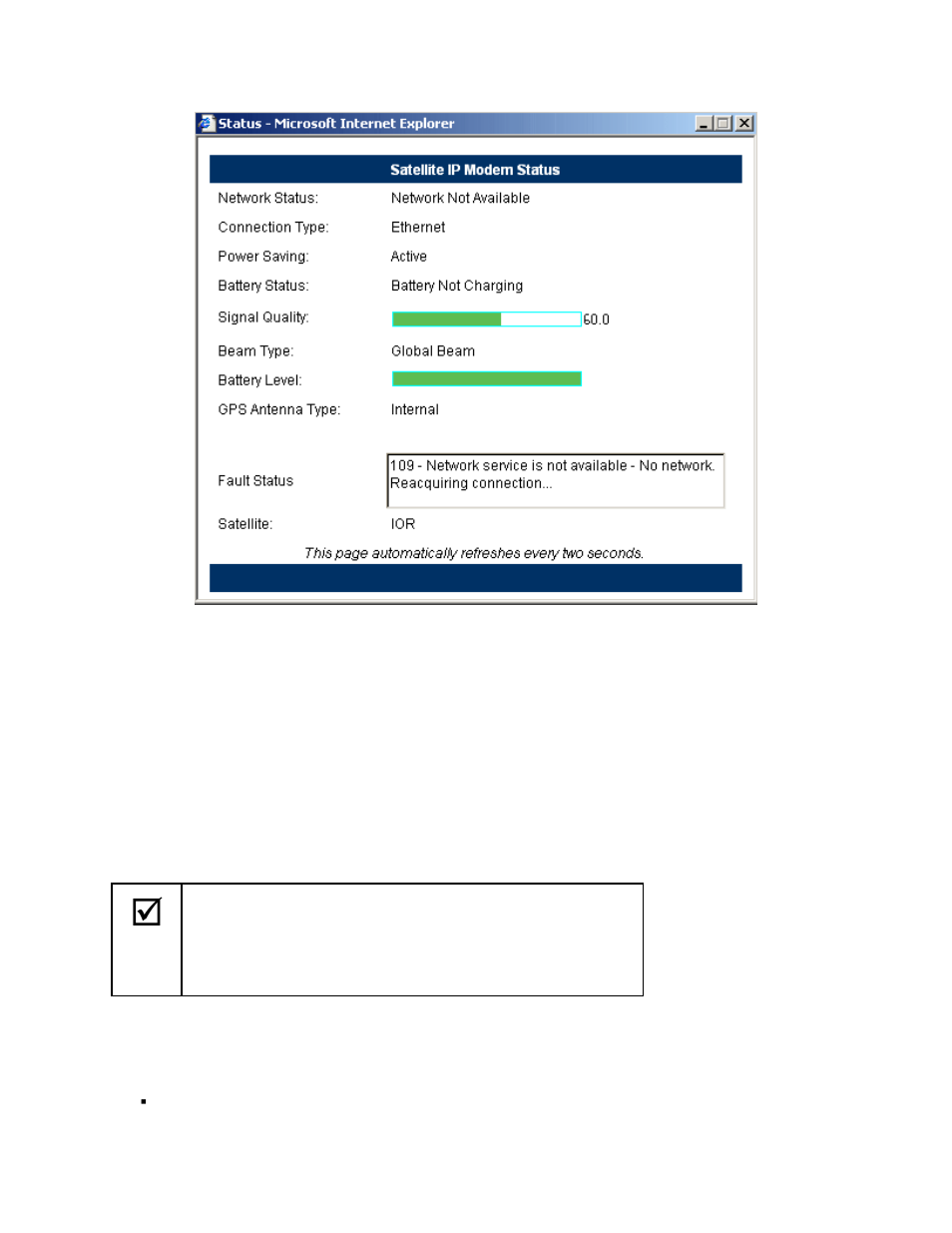 Hughes Satellite IP Modem R-BGAN User Manual | Page 39 / 68