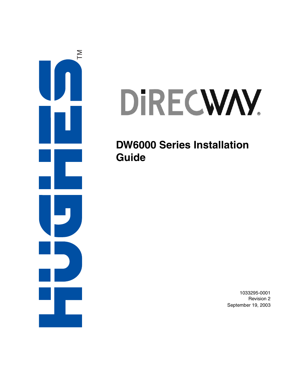 Hughes Direcway DW6000 User Manual | 174 pages