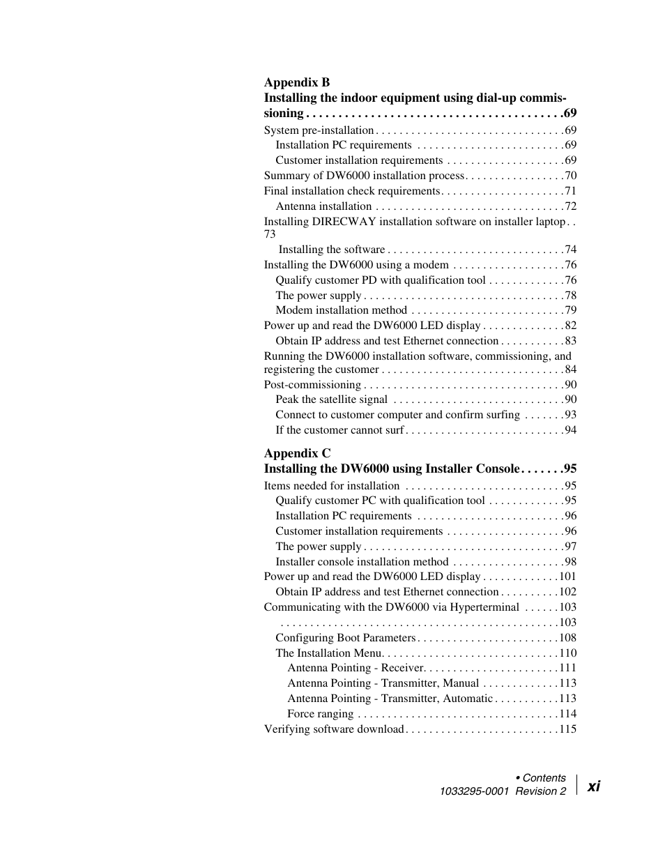 Hughes Direcway DW6000 User Manual | Page 11 / 174