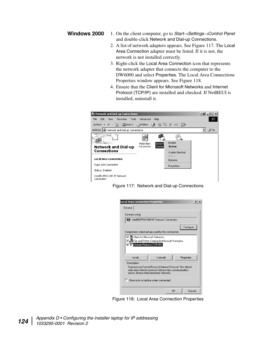 Windows 2000 | Hughes Direcway DW6000 User Manual | Page 158 / 174