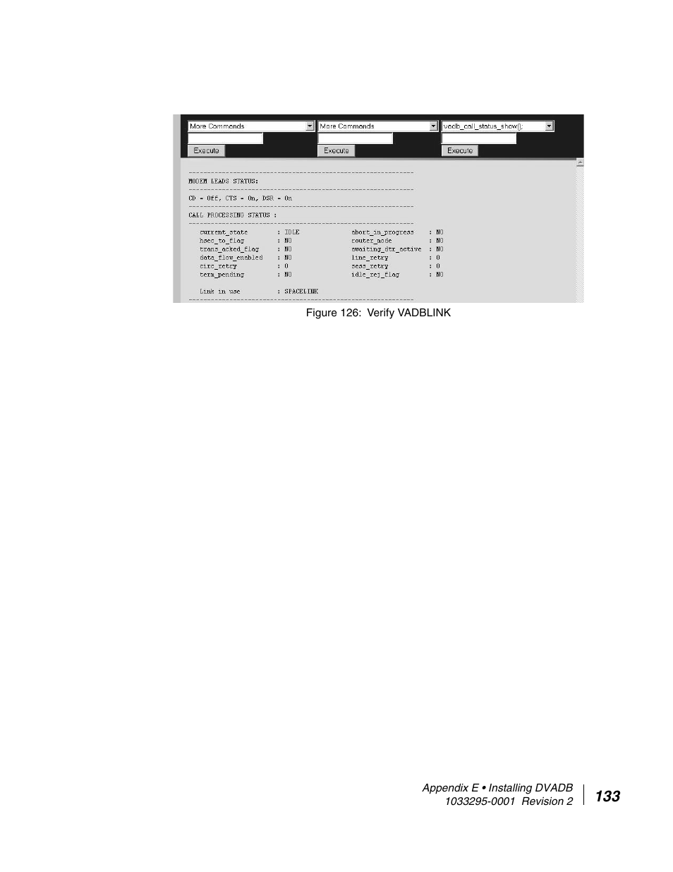 Verify vadblink | Hughes Direcway DW6000 User Manual | Page 167 / 174