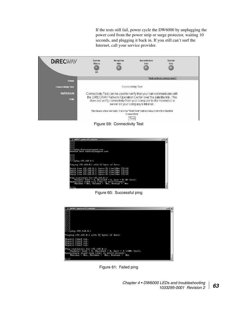 Glossary, See figure 59, See figure 60 | Figure 60 ap, See figure 61 | Hughes Direcway DW6000 User Manual | Page 87 / 174