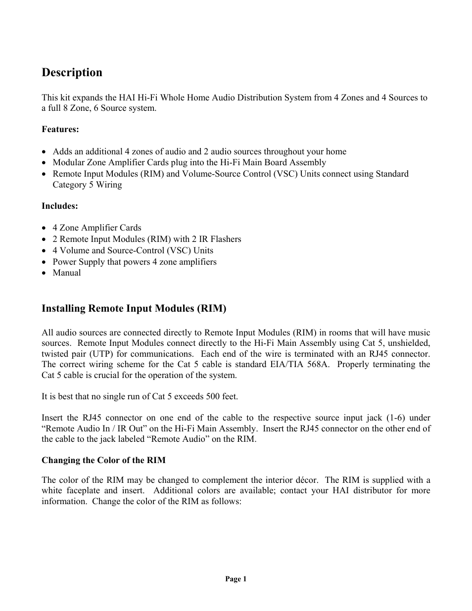 Description | Home Automation 62A12-1 User Manual | Page 3 / 12