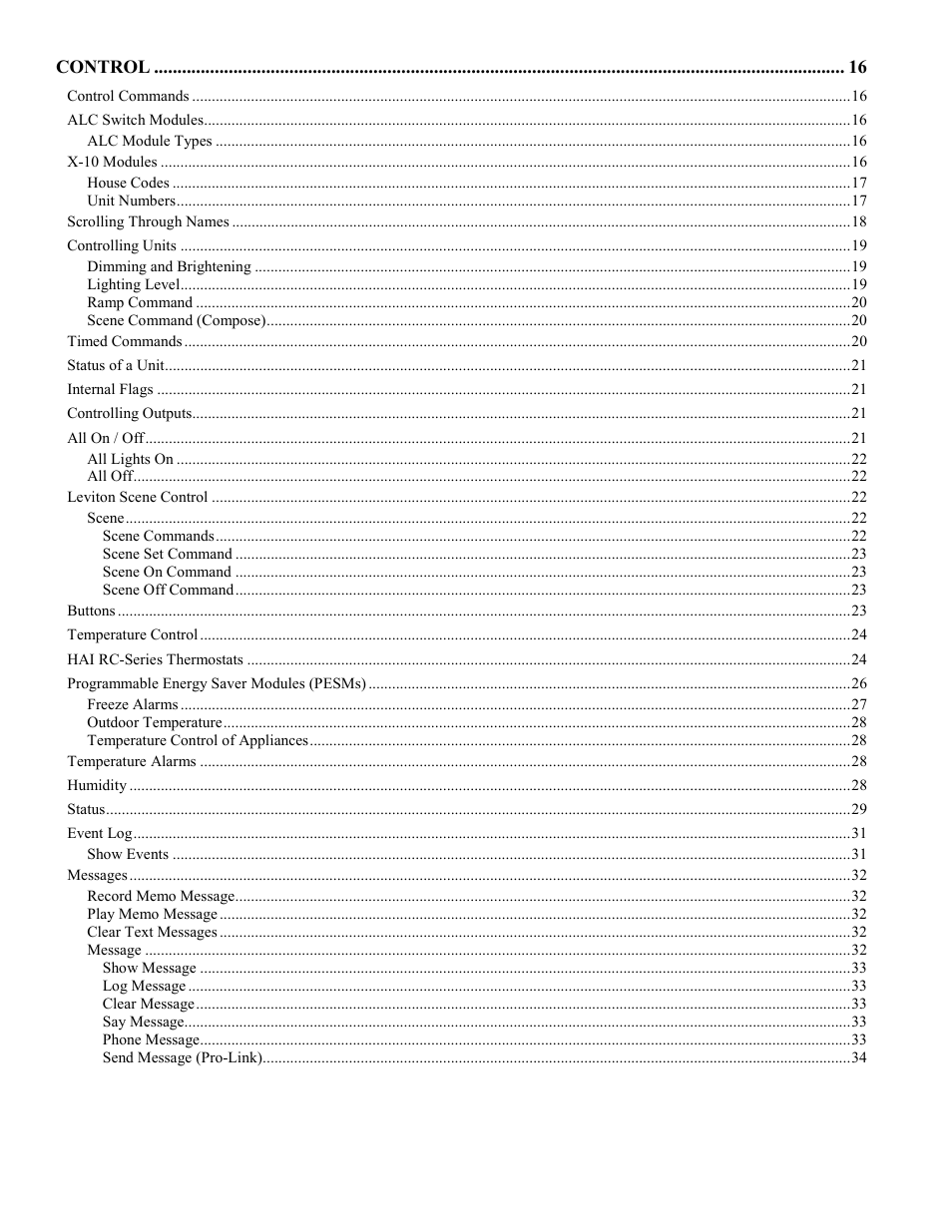 Home Automation II User Manual | Page 4 / 90