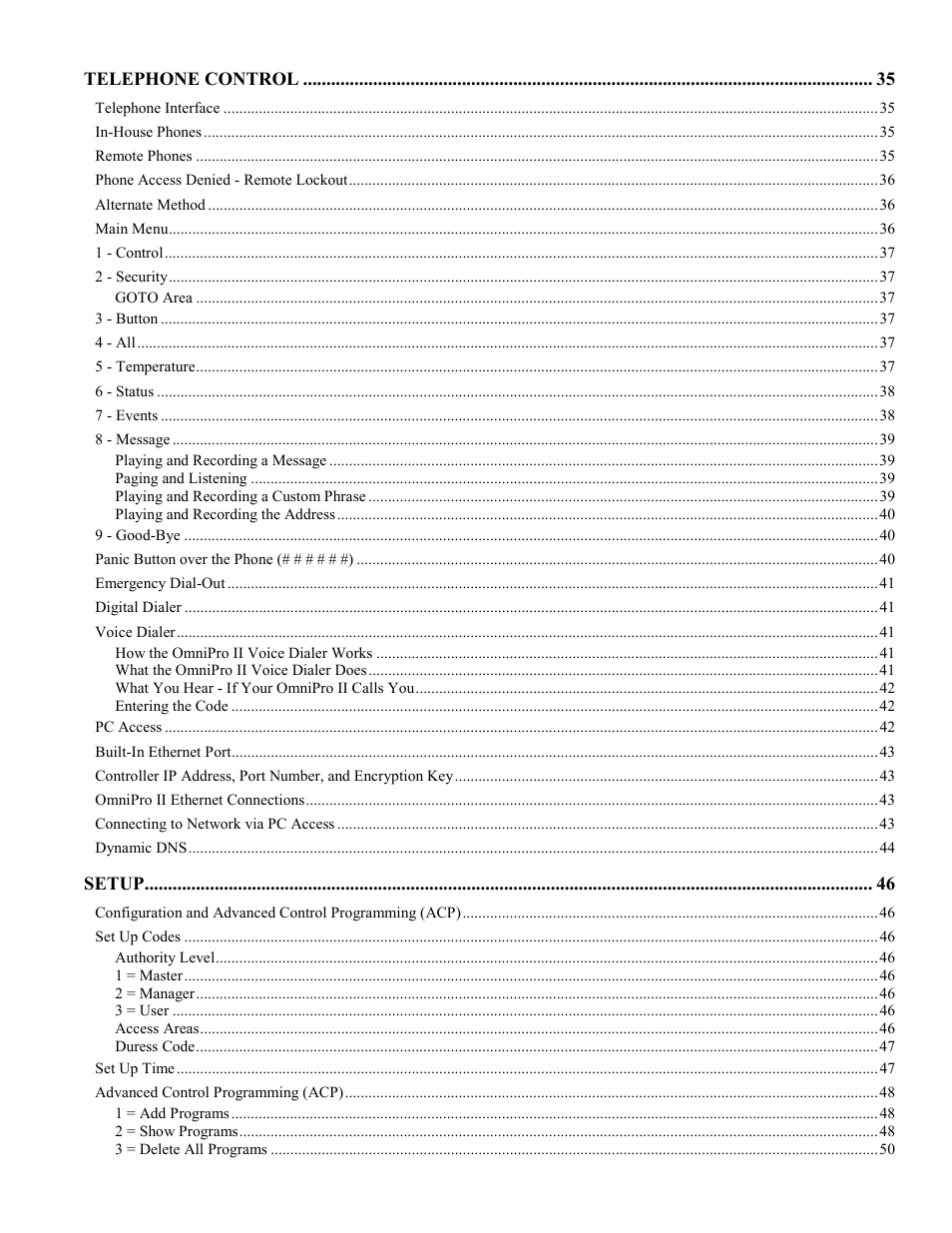 Home Automation II User Manual | Page 5 / 90