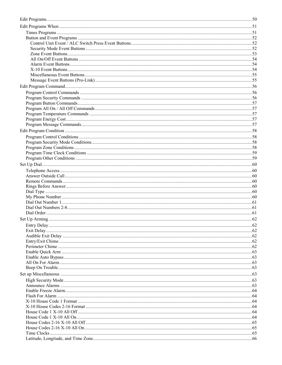 Home Automation II User Manual | Page 6 / 90