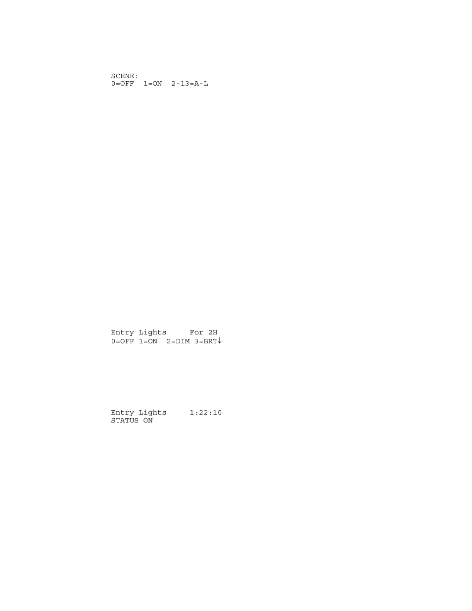 Scene command (compose), Timed commands, Status of a unit | Internal flags | Home Automation HOME AUTOMATION User Manual | Page 32 / 98