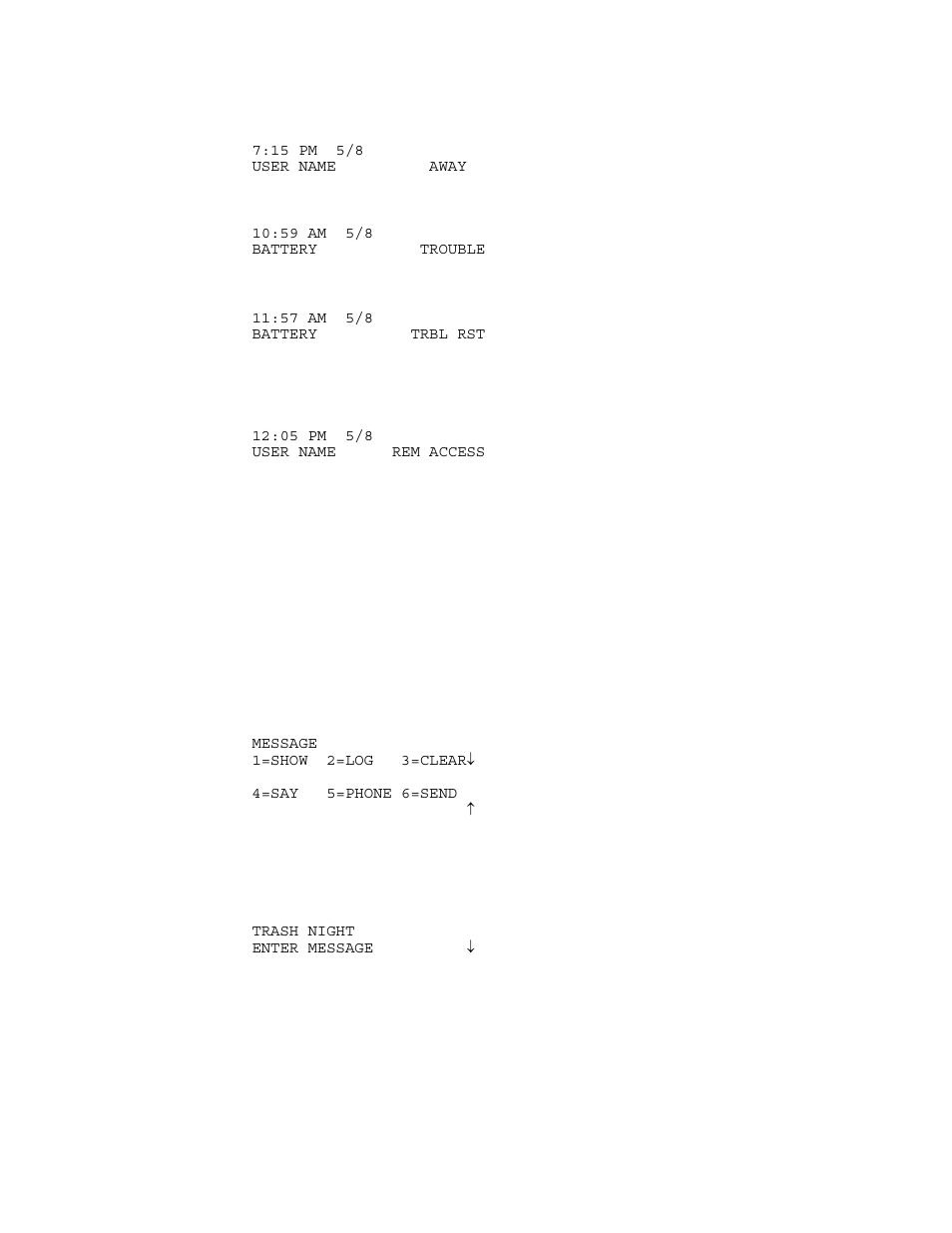 Messages, Show message | Home Automation HOME AUTOMATION User Manual | Page 47 / 98