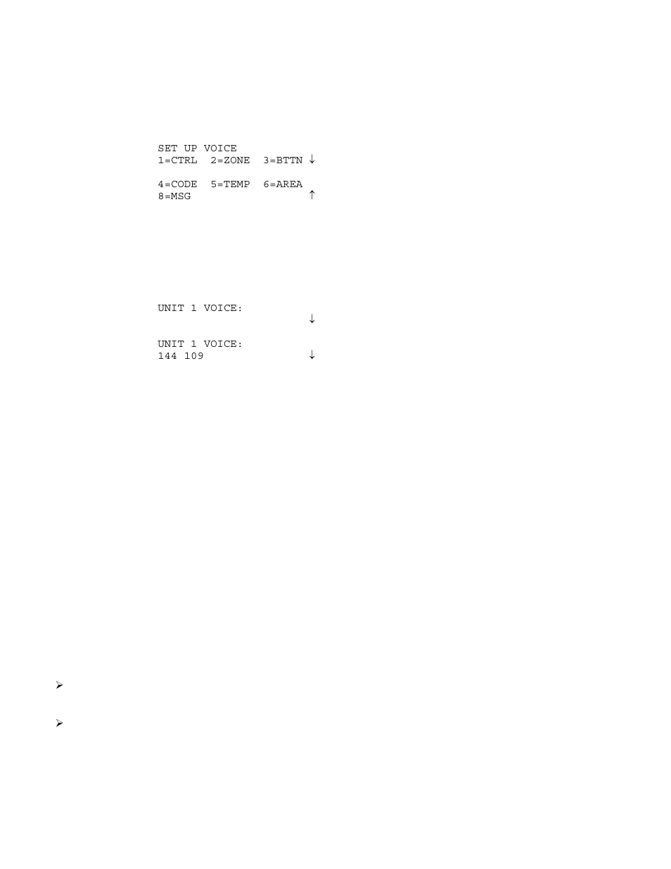 Set up voice, Set up address | Home Automation HOME AUTOMATION User Manual | Page 86 / 98