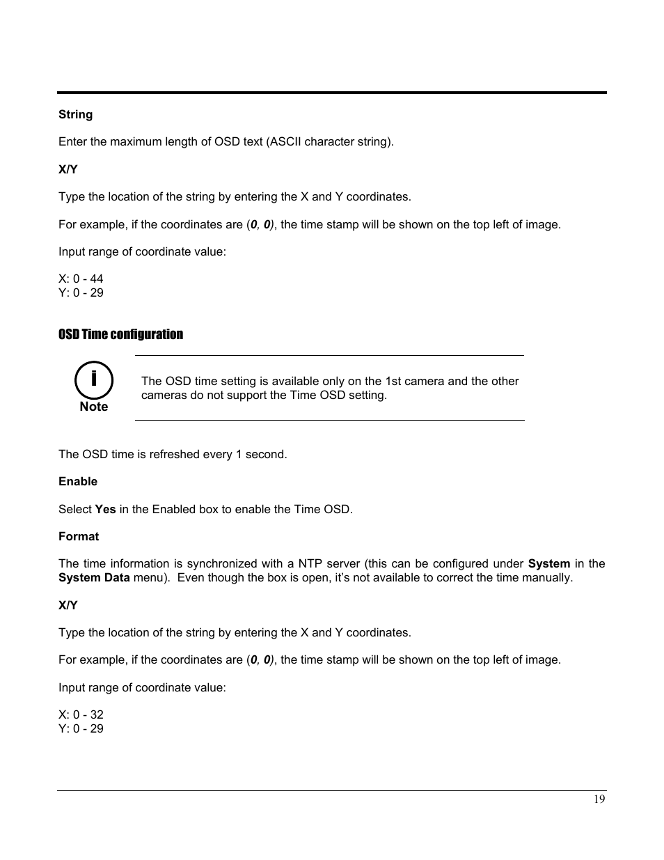 Home Automation CAMERA SERVER 87A00-1 User Manual | Page 25 / 59
