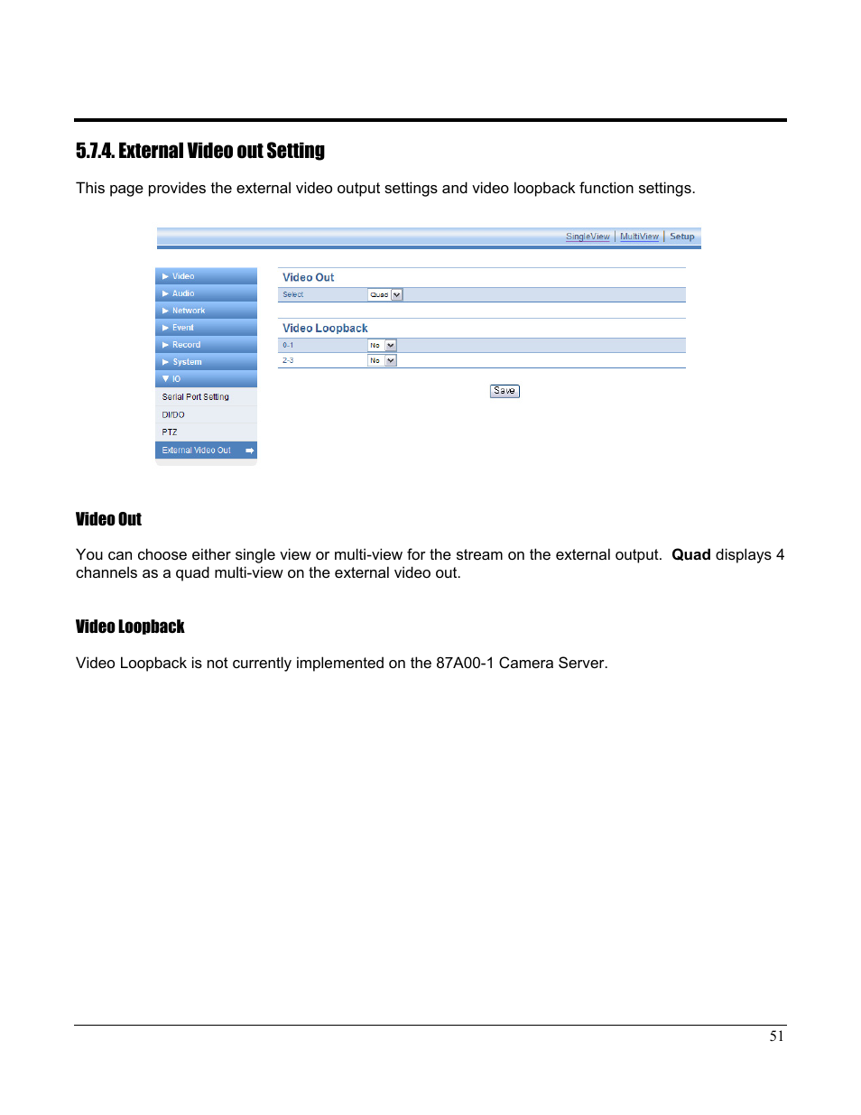 Home Automation CAMERA SERVER 87A00-1 User Manual | Page 57 / 59